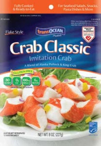 trans-ocean crab classic flake style