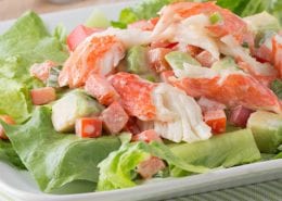 Crab Classic and Avocado Salad