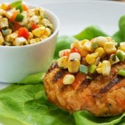 BBQ Crab Cakes with Corn Salsa