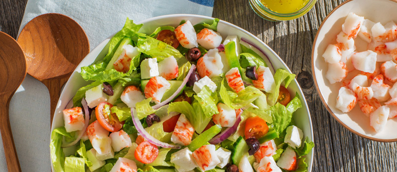 Crab Classic Greek Salad