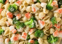 Crab-Classic-&-Broccoli-Pasta-with-Chardonnay-Sauce
