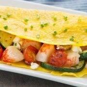 Crab-Classic-and-Roasted-Vegetables-Omelet