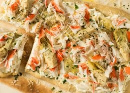 Ricotta, Crab Classic & Artichoke Flatbread