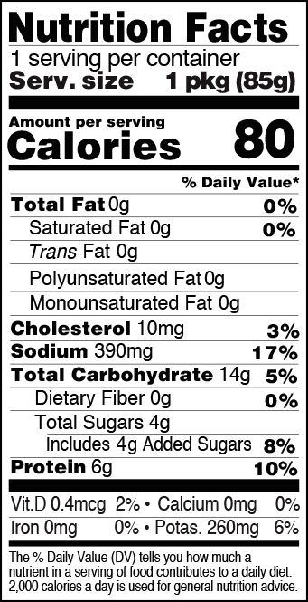 snackers nutritional